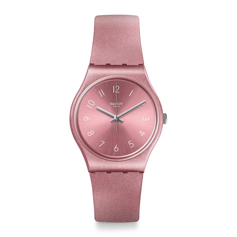 Swatch Bau 包浩斯系列手錶 SO PINK 耀光燦紅 -34mm