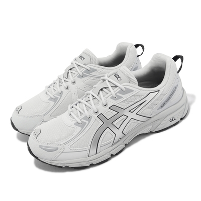 Asics 慢跑鞋 GEL-Venture 6 男鞋 灰 銀 越野 健行 路跑 多功能 運動鞋 亞瑟士 1203A297020