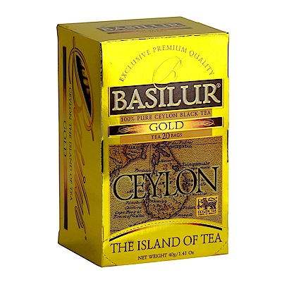 Basilur  錫蘭紅茶包(2gx20入)-金牌