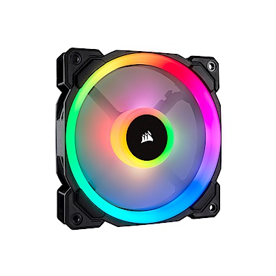 Corsair 海盜船 LL120 RGB 雙光環 12CM PWM風扇