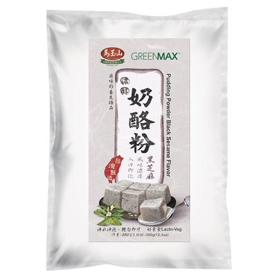 【馬玉山】濃醇奶酪粉-黑芝麻風味350g(包)