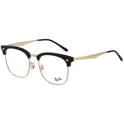 RAY BAN 光學眼鏡(黑配金色)RB7318D