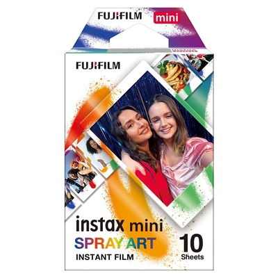 3盒裝 FUJIFILM instax mini 拍立得底片 噴繪藝術 Spray Art
