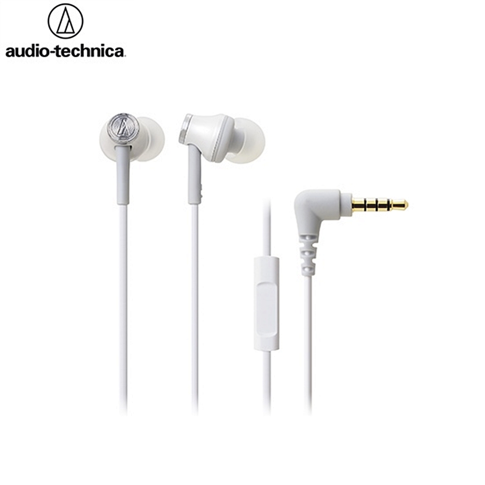 日本Audio-Technica鐵三角耳道式耳機含立體聲麥克風ATH-CK330iS(φ10mm驅動單元;全指向性電容式麥克風可通話)耳麥 適Android安卓手機和Apple蘋果iPhone手機