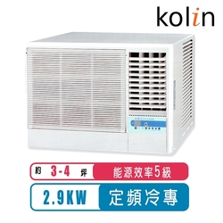 【Kolin歌林】3-4坪定頻右吹標準型窗型冷氣KD-28206~含基本安裝