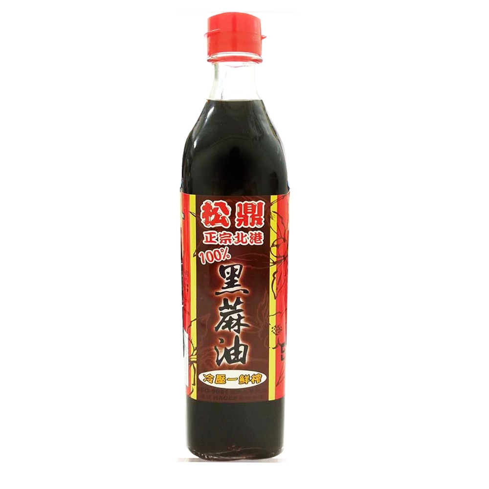 松鼎正宗北港黑麻油(調和)x5瓶(500ml/瓶)