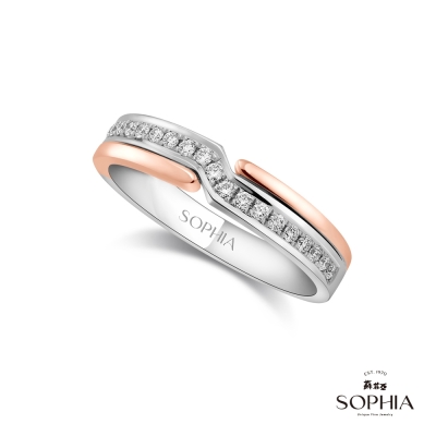 SOPHIA 蘇菲亞珠寶 - 復刻 18K金 結婚對戒-女戒