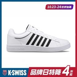 K-SWISS Court Winston 時尚運動鞋-男-白/黑