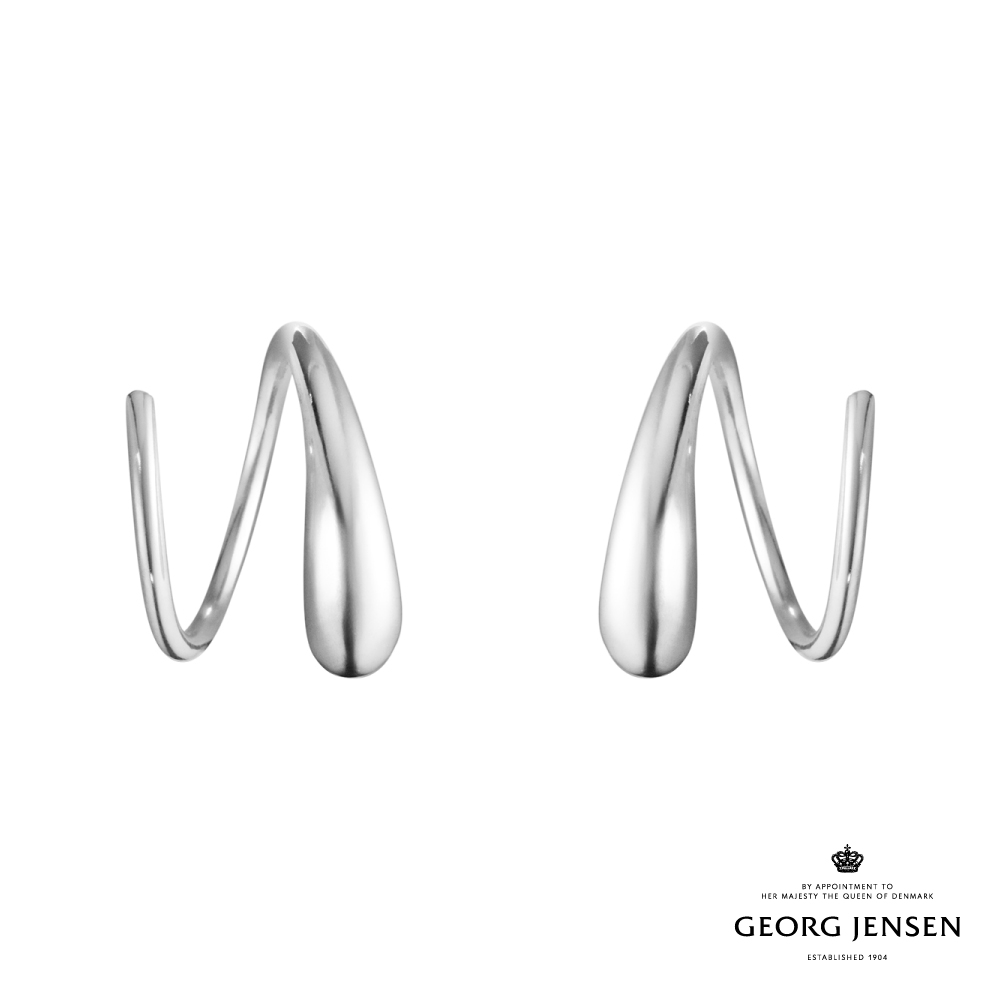 Georg Jensen 喬治傑生 MERCY 純銀渦紋耳環