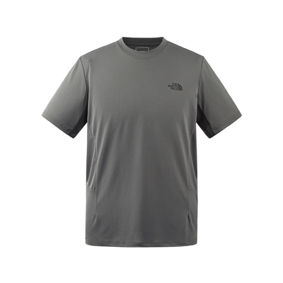 The North Face M REAXION S/S TEE 2.0 男短袖上衣-灰-NF0A88260UZ