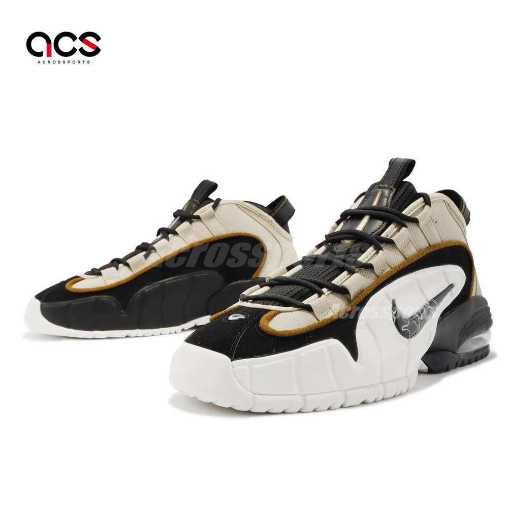 Nike 休閒鞋Air Max Penny 1 Rattan 黑白卡其男鞋哈德威籃球鞋DV7442