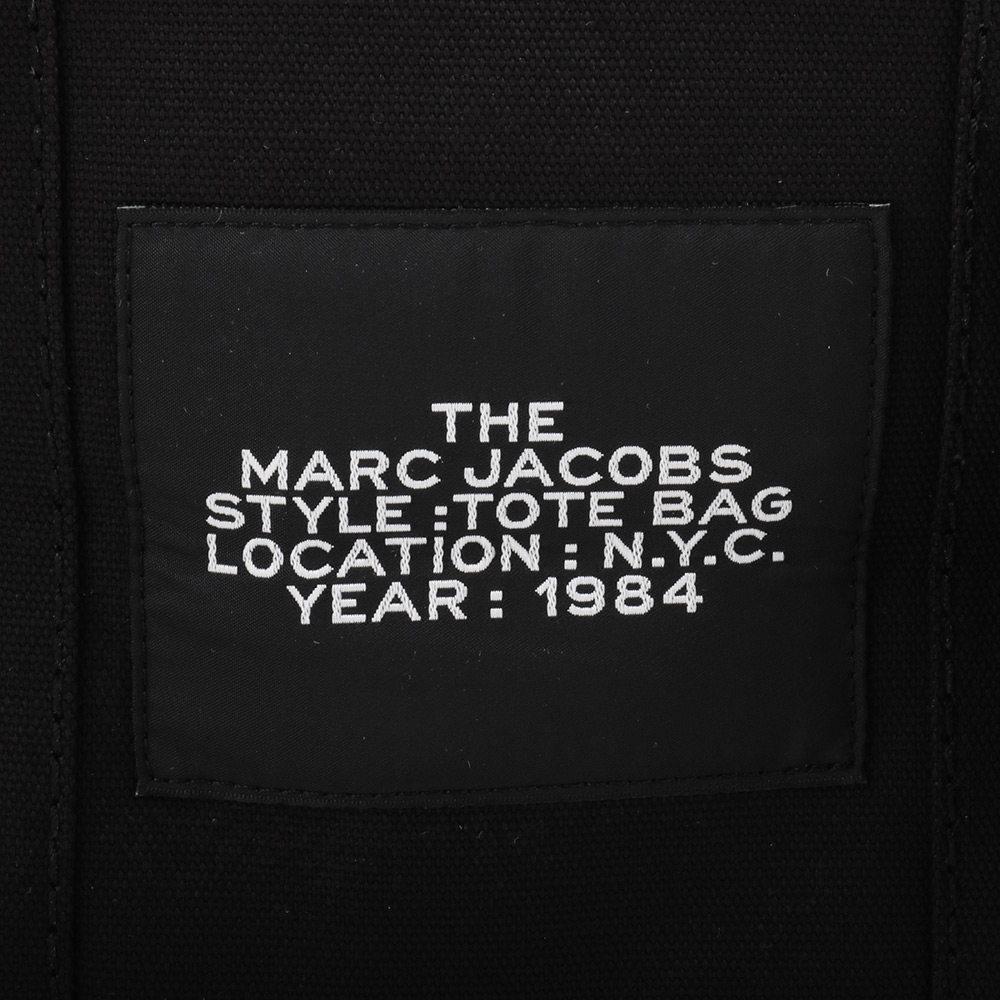 MARC JACOBS 字母帆布兩用托特包(黑) 中| 兩用包| Yahoo奇摩購物中心