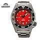 ORIENT 東方錶 GAS- DIVING系列 300m專業潛水機械錶 鋼帶款 紅色 SEL02003H- 45.7mm product thumbnail 1