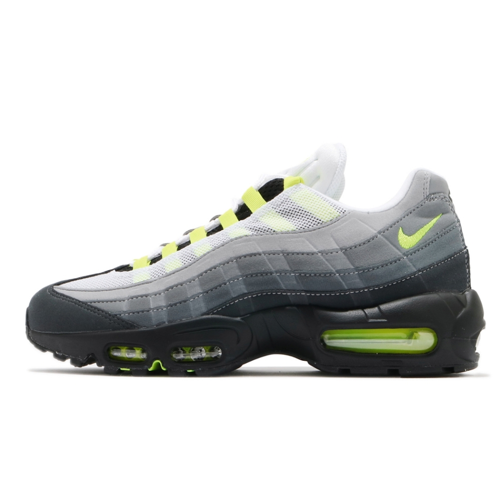 Nike 休閒鞋Air Max 95 OG 男鞋Neon 25周經典復刻氣墊灰黑黃CT1689001