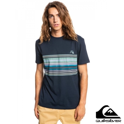 【QUIKSILVER】RYTHMIC STRIPE SS T恤 海軍藍