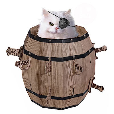 賽先生科學  Cat barrel 瘋狂貓咪桶 (貓咪玩具屋)