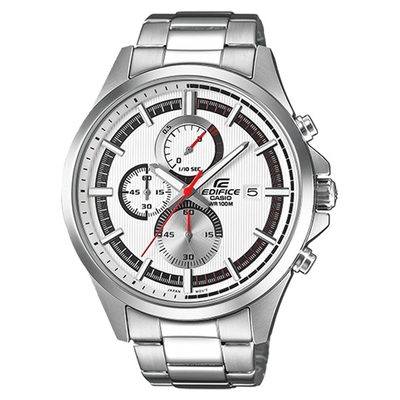 CASIO EDIFICE 世界邁動三眼賽車腕錶-EFV-520D-7AVUDF-45mm