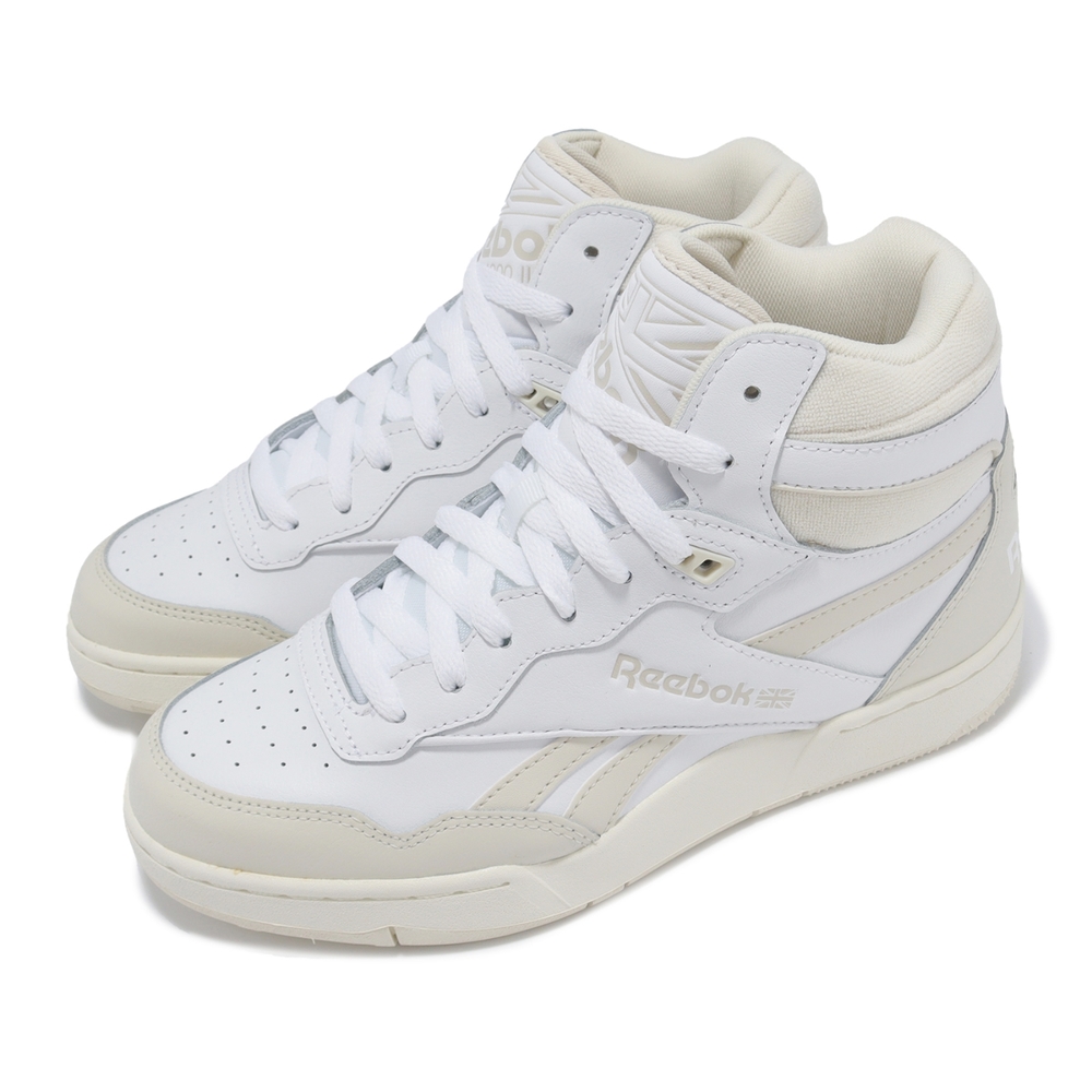 Reebok 休閒鞋 BB 4000 II Mid 女鞋 米白 白 皮革 中筒 復古  100074749