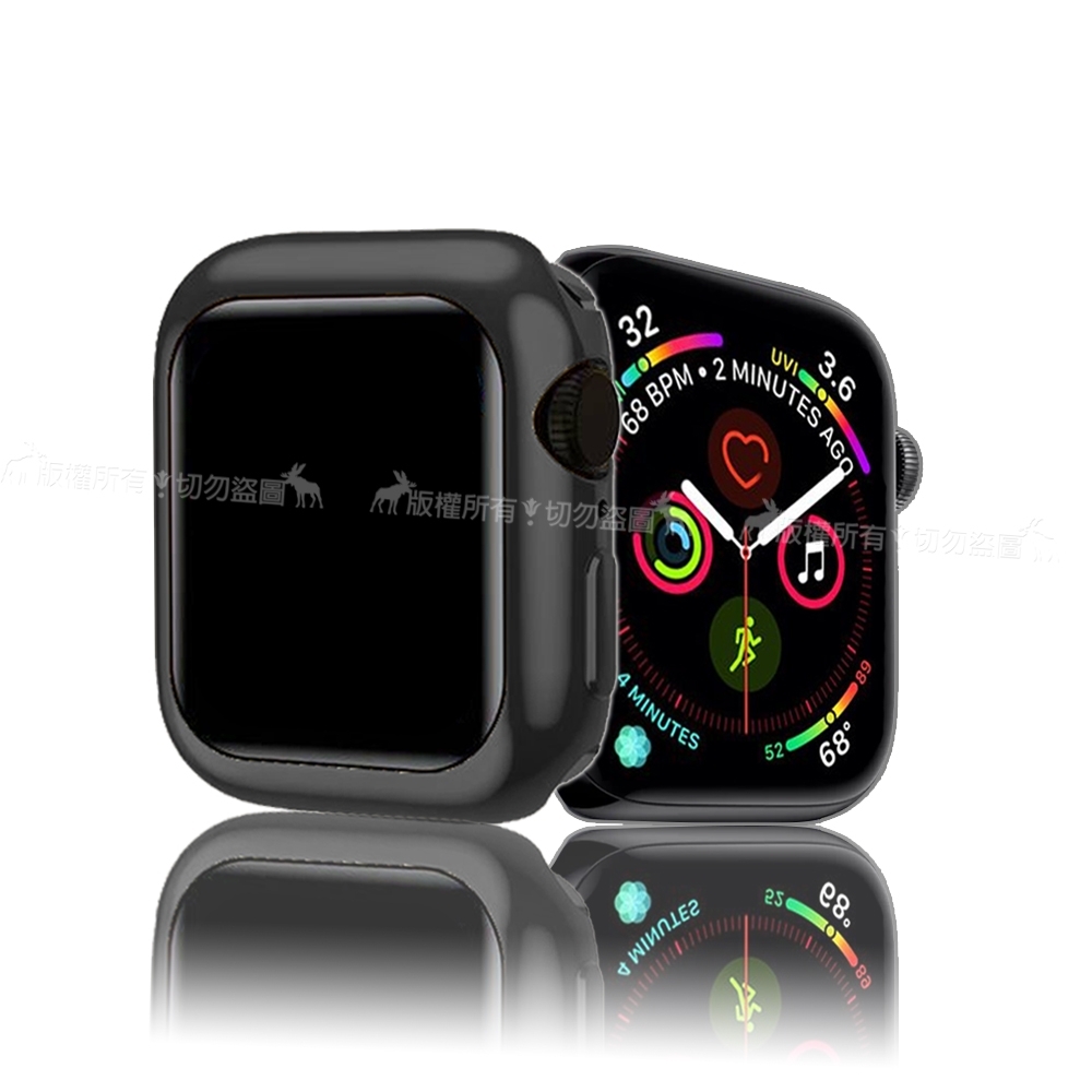 XUNDD 訊迪 Apple Watch 4 (40mm) 全包金屬色防摔軟殼 (宇宙黑)