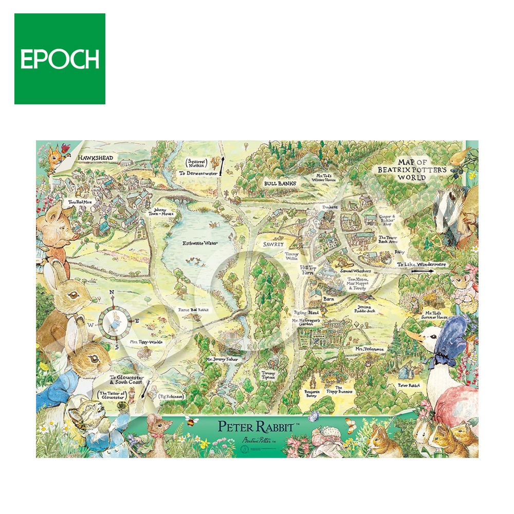 日本正版 彼得兔 拼圖 500片 日本製 益智玩具 比得兔 Peter Rabbit EPOCH - 065158