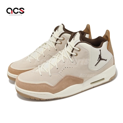 Nike 休閒鞋 Jordan Courtside 23 男鞋 奶茶色 米白 喬丹 麂皮 復古 FQ6860-121