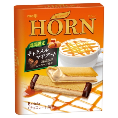 明治 Horn餅乾-焦糖瑪奇朵口味(53g)
