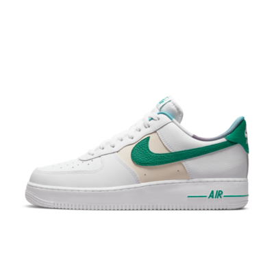 Nike AIR FORCE 1 07 LV8 EMB男休閒鞋-白綠-DM0109100