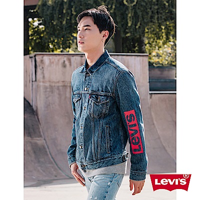 Levis 男款 牛仔外套 Type 3 經典修身版型 Box logo