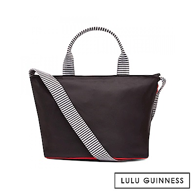 LULU GUINNESS LOLA 手提/側背包-小 (黑)