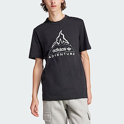 Adidas Adv Volcano Tee IL5183 男 短袖 上衣 T恤 亞洲版 運動 休閒 火山圖案 黑