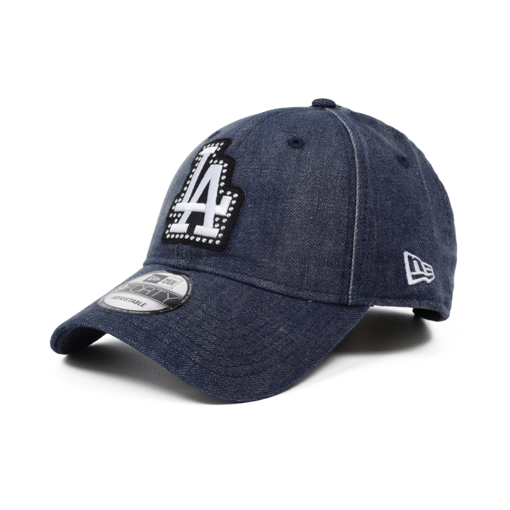 New Era 棒球帽 MLB 藍 銀 940帽型 可調式帽圍 洛杉磯道奇 LAD 牛仔 丹寧 老帽 帽子 NE13957194