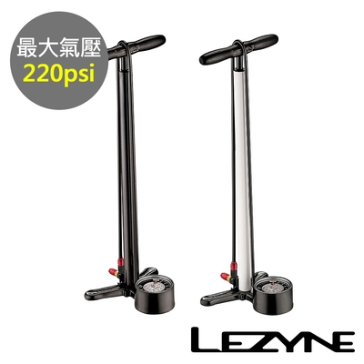 《LEZYNE》立地式打氣筒 220psi 美法嘴兩用 CLASSIC FLOOR DRIVE 3.5+ 直立式/灌風/灌氣/打氣/補胎