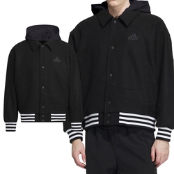 Adidas CM Top WV JKT 男 黑色 休閒 新年 CNY 冬季 連帽 外套 IT0209