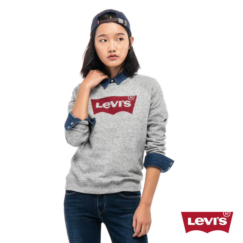 Levis 圓領大學T 女裝 LOGO