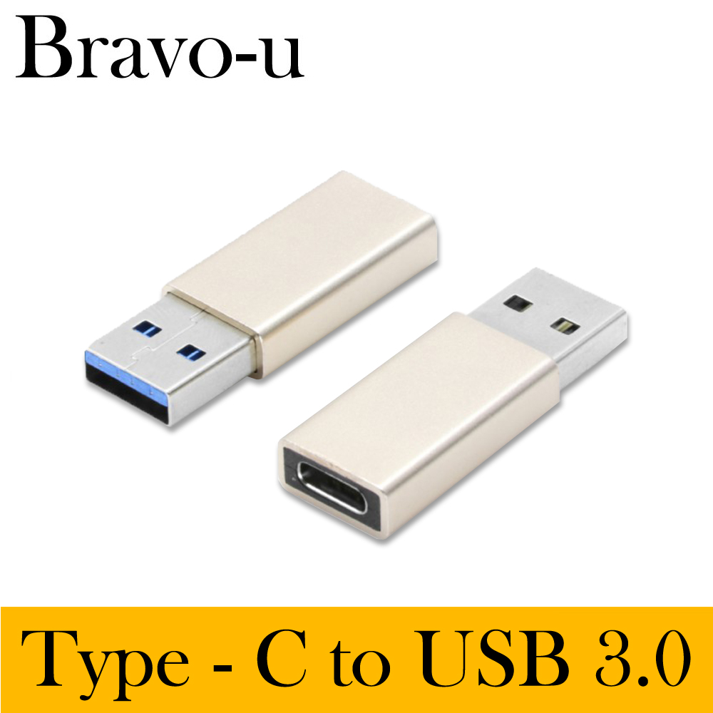 Bravo-u Type-c母 to usb 3.0 公 轉接頭 (2入) product image 1