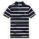 Polo Ralph Lauren 經典小馬條紋Polo衫(Custom)-深藍色 product thumbnail 1