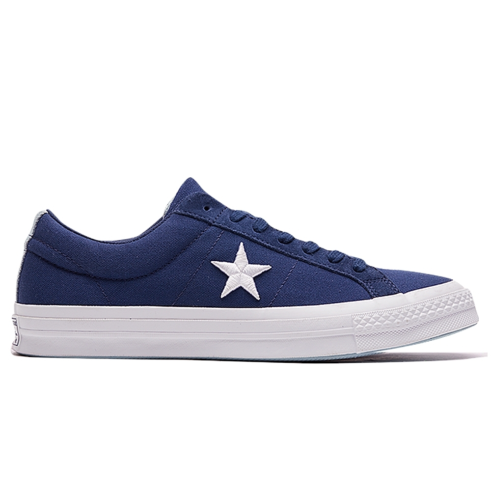 CONVERSE ONE STAR OX 中 休閒鞋 藍 160598C