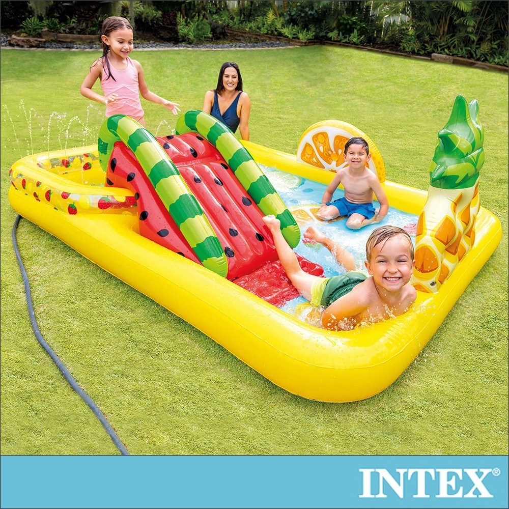 INTEX 水果樂園遊戲池/戲水池(244*191cm) 適用2歲+(57158)