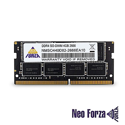 Neoforza 凌航 4G DDR4-2666 筆記型記憶體