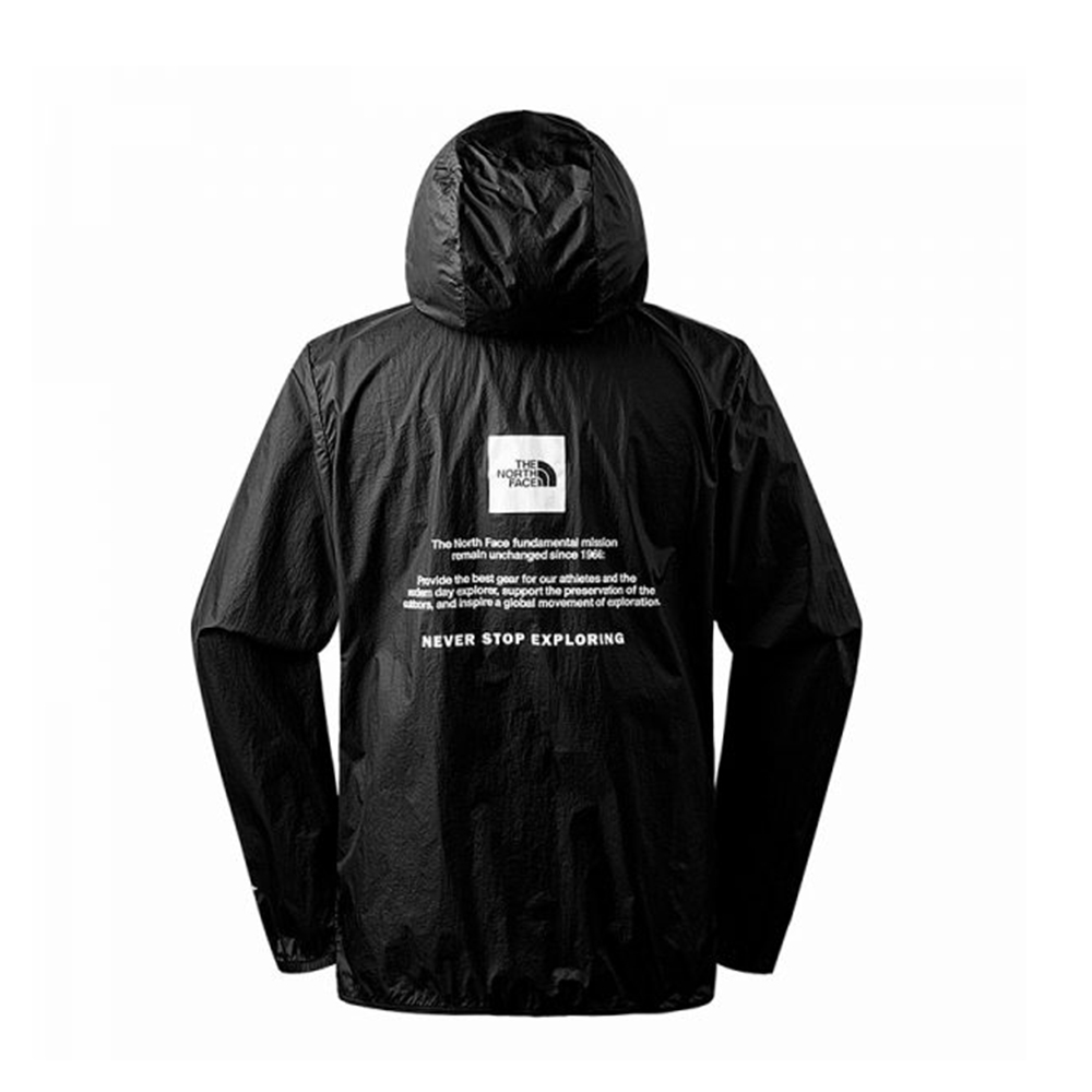 The North Face M ELBIO UPF WIND JACKET-AP-男風衣外套-黑