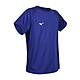 MIZUNO 男短袖T恤-台灣製 吸濕排汗 運動 上衣 慢跑 美津濃 12TCAL1116 藍白 product thumbnail 1