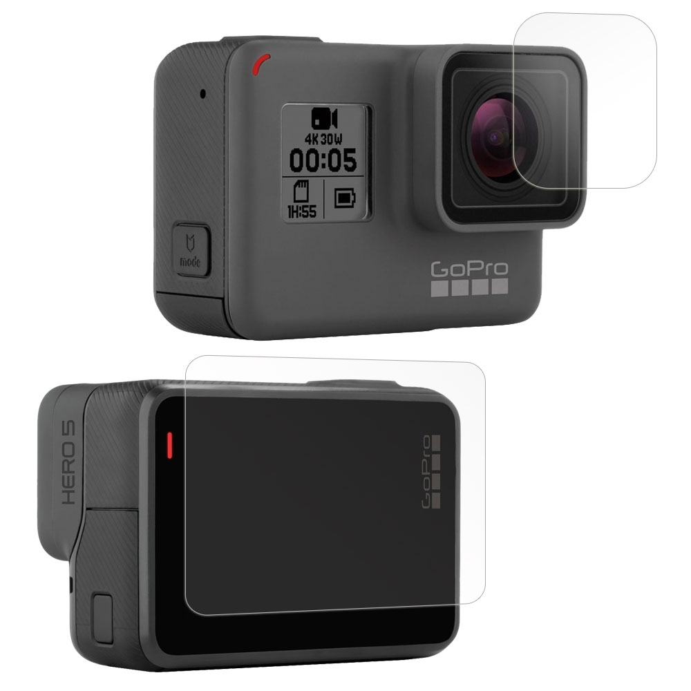 GoPro HERO5 相機鏡頭+觸控螢幕 光學抗刮螢幕保護貼