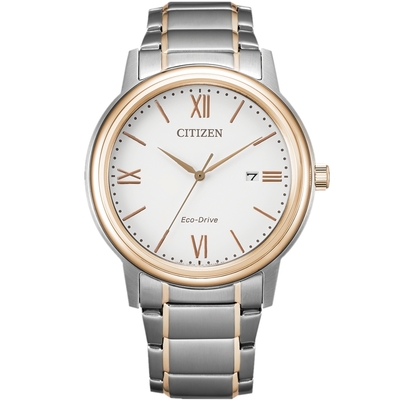 CITIZEN 星辰 光動能經典簡約紳士腕錶-男錶(AW1676-86A)41.5mm