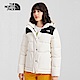 【The North Face 官方旗艦】北面女款白色防風防潑水可拆式連帽羽絨外套｜5AZ2N3N product thumbnail 1