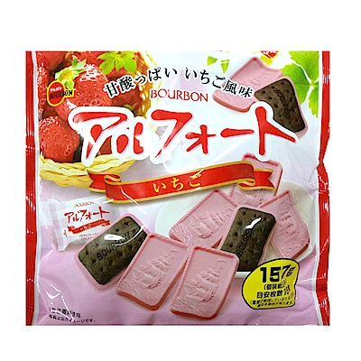 北日本 草莓巧克力船型餅(157g)