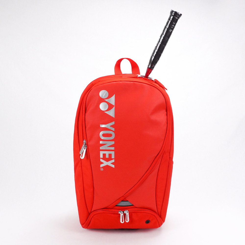 Yonex Pro Backpack S [BA92212SEX587] 羽拍袋 後背包 獨立鞋袋 減壓胸帶 紅