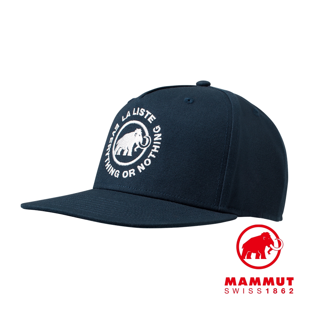 Mammut 長毛象】La Liste Cap 聯名款有機棉棒球帽海洋藍#1191-01140