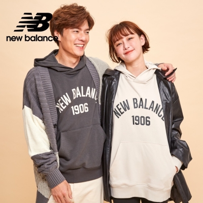 【New Balance】 休閒連帽袖上衣_男性_米杏色_MT33553MBM