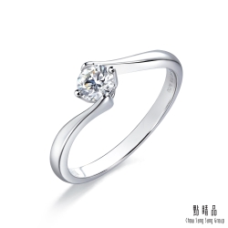 點睛品 PROMESSA 如一系列 GIA 37分 18K金鑽戒