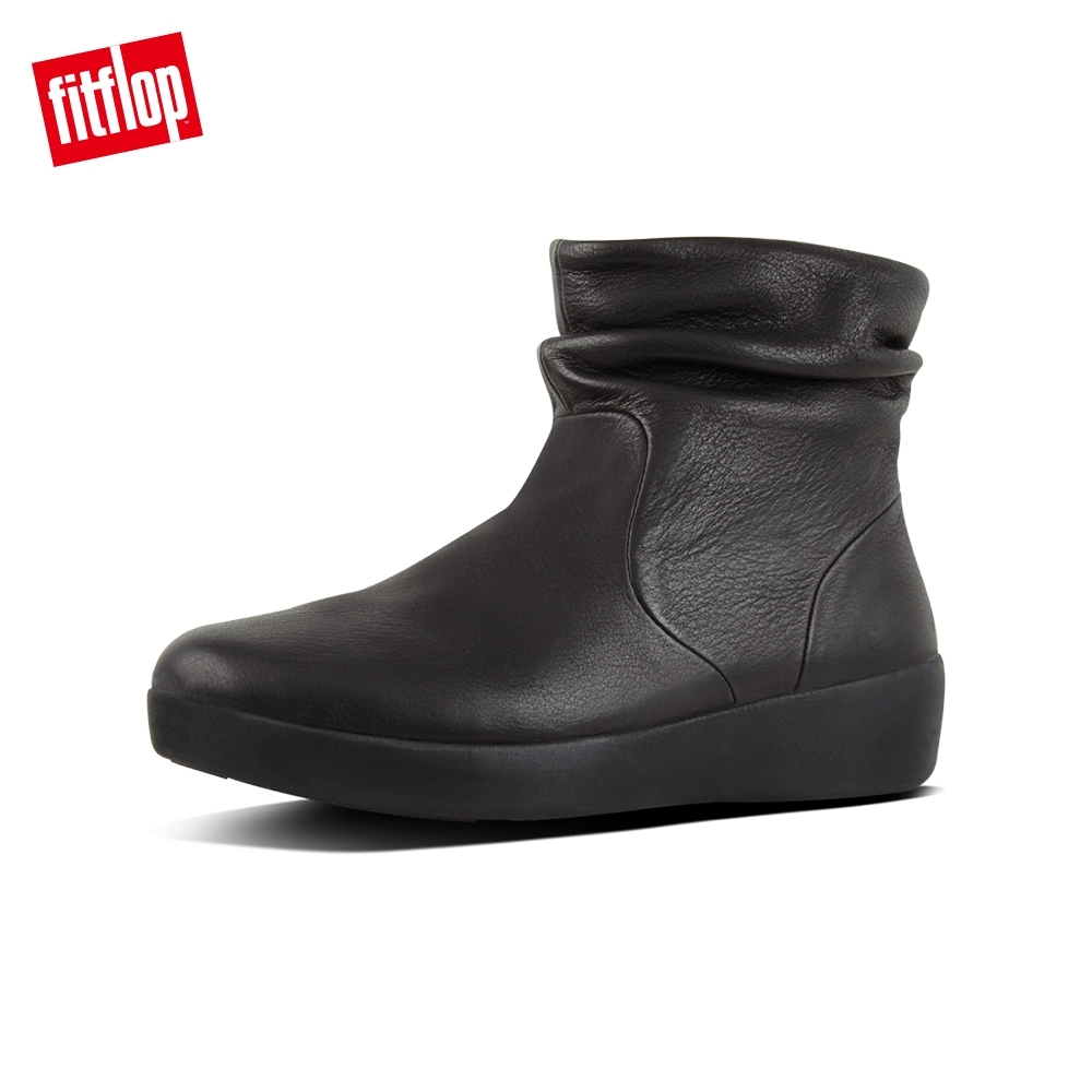 FitFlop SKATEBOOTIE - LEATHER 黑色